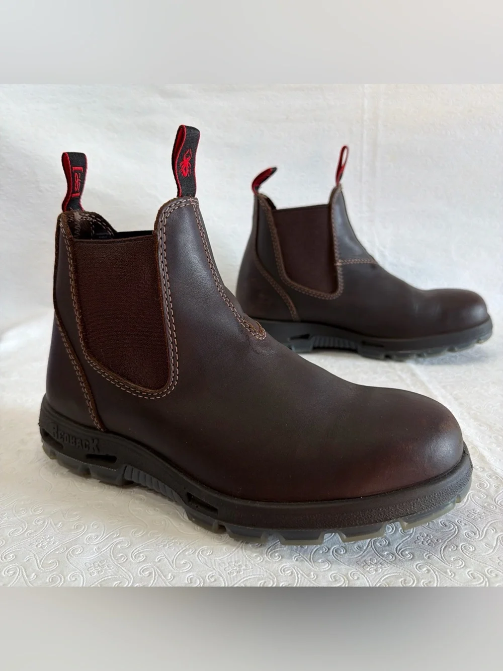Redback UNPU Nevada Great Barrier Elastic Sided Work Boots US Mens 9.5 UK 8.5
